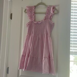 Hill House Home Pink Stripe Dress